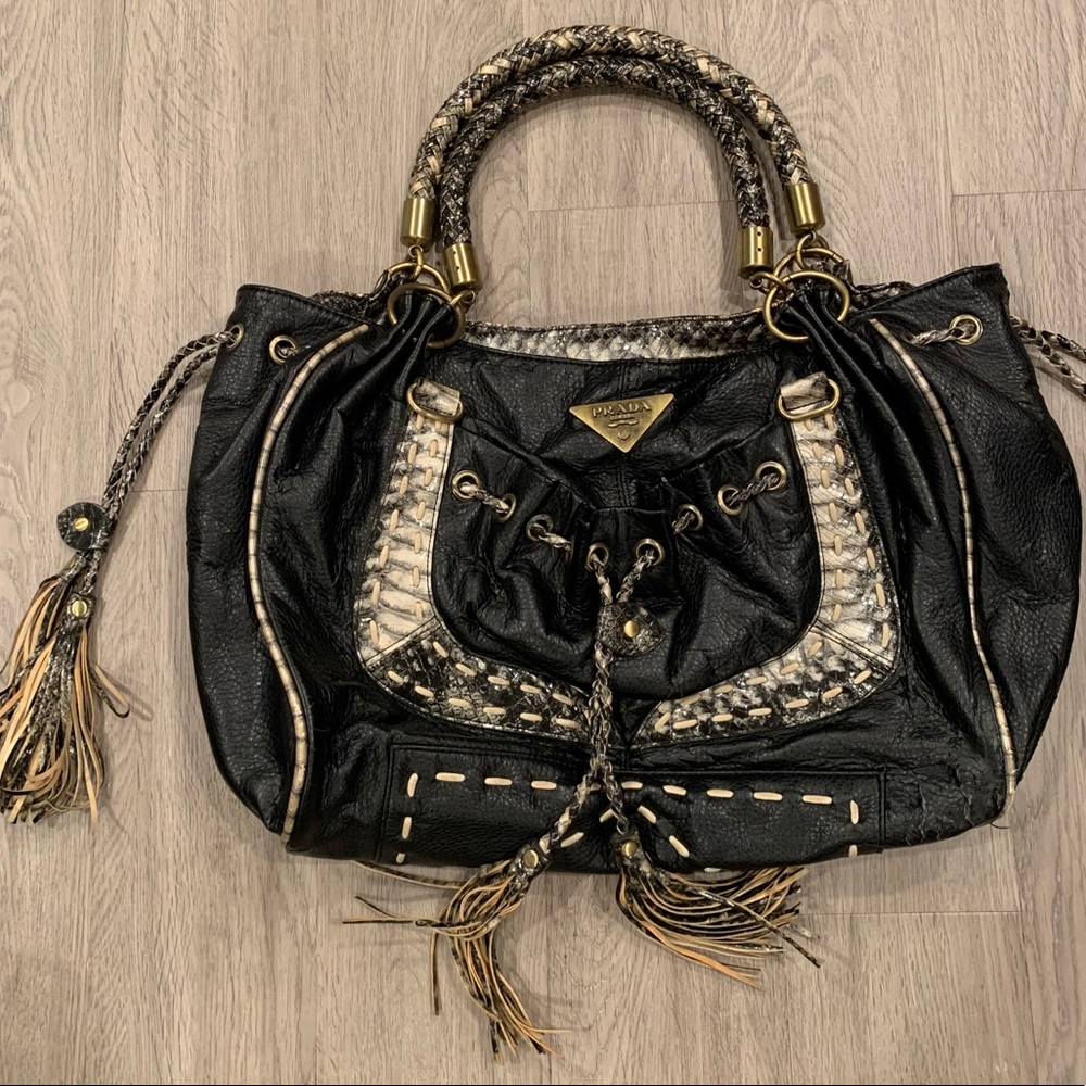 PRADA vintage leather purse
